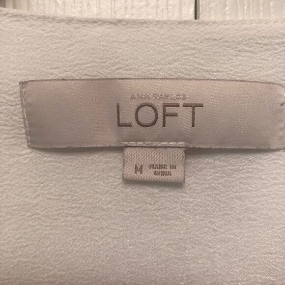 LOFT Keyhole Tie Front Top - Picture 3 of 3